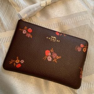 Coach Corner Zip Wristlet